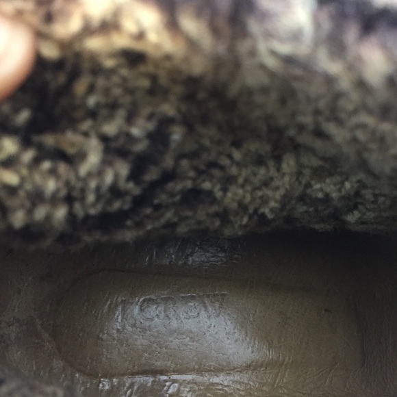 j.Crew Made in Italy Fur Lined Suede Booties Sz 10 - Picture 6 of 7